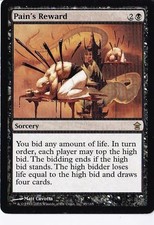 Pain's Reward  LP Saviors of Kamigawa MTG Magic Black Rare