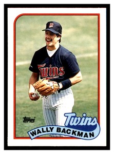 1989 Topps Traded #5T WALLY BACKMAN Minnesota Twins