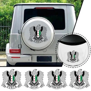 Syria flag, Syrian coat of arms, car sticker, self-adhesive, several sizes - Picture 1 of 20