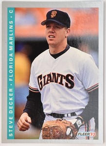 Steve Decker 425 Fleer 1993 Baseball Card
