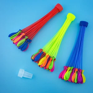 Bombas de agua PRECORN cierre automático 111 unidades - 3 paquetes de 37 globos de agua cada uno - Imagen 1 de 6