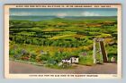 Bills Place Pa, 40-Mile View From Ray's Hill, Pennsylvania Vintage Postcard