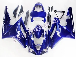 Fit for 2006-08 Triumph Daytona 675  Blue White Decal ABS Injection Fairing kit - Picture 1 of 6