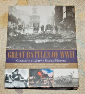 GREAT BATTLES OF WW11 : Conflicts That Have Shaped History Book and DVD Set - Bild 1 von 7