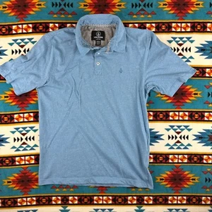 Polo Volcom blu erica manica corta casual top bambino taglia L-12Y-G-14 - Foto 1 di 5