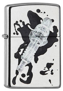 Encendedor ZIPPO SPARKPLUG Street Chrome bujía NUEVO EMBALAJE ORIGINAL pieza de coleccionista!! - Imagen 1 de 2