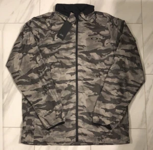 Oakley Men’s Windbreaker Jacket Green Gray $120 XXL New - Picture 1 of 3