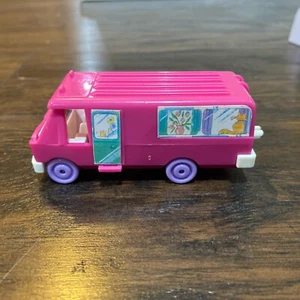 Autocaravana Bluebird de colección Polly Pocket Home On The Go cámper furgoneta rosa años 90 vehículo de juguete 1994 - Imagen 1 de 11