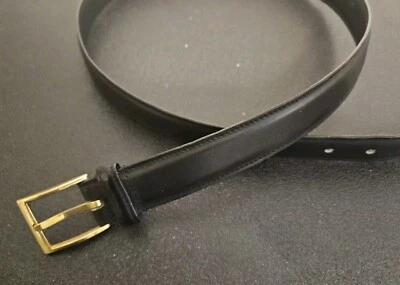 Cinturón de cuero negro vintage Dooney & Bourke Glove talla 36 hecho en EE. UU. USADO EN EXCELENTE ESTADO Foto 1 de 4