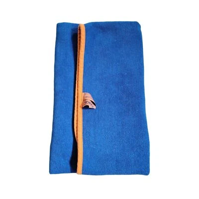 Toalla de baño Norwex Antibac niños pequeños azul naranja borde 45" x 27" antimicrobiana Foto 1 de 4