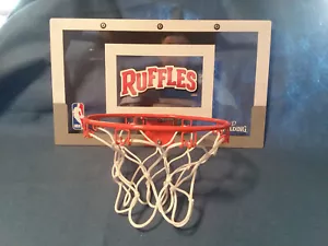 Ruffles Spalding NBA Slam Jam Over-the-door Mini Basketball Hoop RARE Excellent - Picture 1 of 7