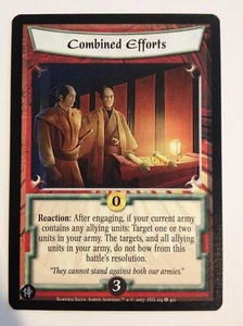 Combined Efforts L5R Legend of the Five Rings CCG Samurai Edition - Picture 1 of 1