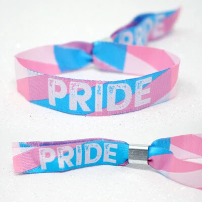 WEDFEST TRANS PRIDE Wristband - LGBT Transgender Pride Parade Bracelets - Gay Pride