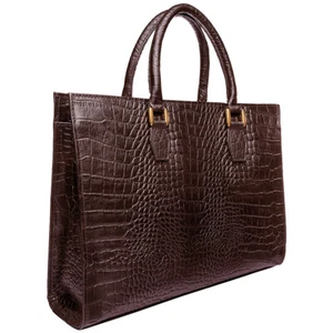 Hidesign Kester Women's Work Bag croco pattern embossed leather - Picture 1 of 4