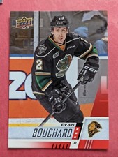 2017-18 UD CHL-RED PARALLEL-EVAN BOUCHARD-LONDON KNIGHTS