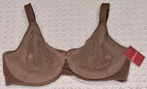 SPANX Illusion Lace Cafe Au Lait Rose Minimizer Underwire Bra 32G 34G 36DD 38DD - Picture 1 of 19