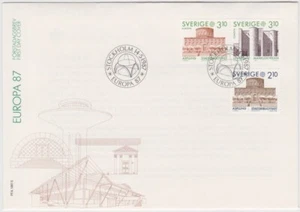 Sweden FDC 1987, Europa C.E.P.T., Modern Architecture, Mint - Picture 1 of 1