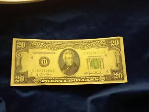 1950 United States $20 bill Will pay to the bearer on demand bill - Picture 1 of 2