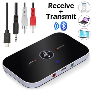 Bluetooth audio Receiver Wireless Adapter For speakers TV PC headphones - Picture 1 of 12