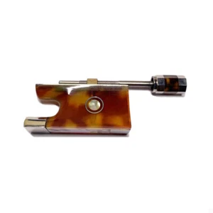 4/4 Violine T-Schale Imitat Frosch geteilt Knopf Verbundfaser Material Nickel - Bild 1 von 5