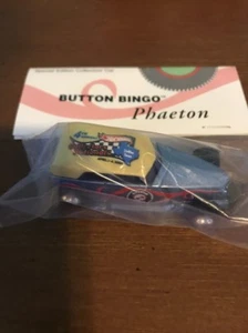Hot Wheels 4th Annual Collectors Nationals Button Bingo Light Blue Phaeton - Picture 1 of 5