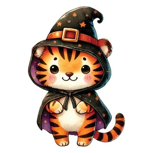 3X Halloween Hexen Tier Autoaufkleber 9x9 cm Sticker Deko fürs Auto - Bild 1 von 3