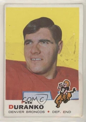 1969 Topps Pete Duranko #182 - Image 1 of 2