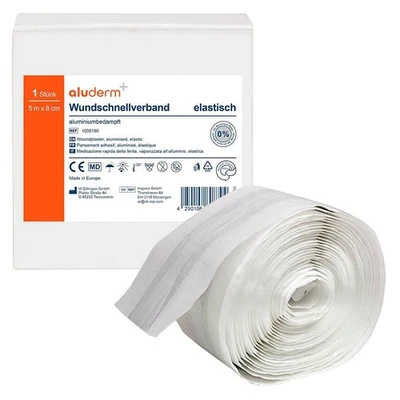 SÖHNGEN aluderm Pflaster aluderm®-aluplast 1009190 weiß 8,0 cm x 5,0 m, 1 St.