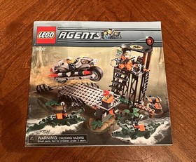 LEGO Agents 8632 Swamp Raid Instruction Manual Booklet Only