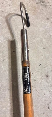 Aparejos de pesca Gaff Big Game gancho de acero Stanley mango de madera Foto 1 de 4