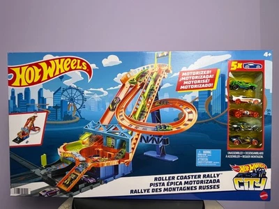 Hot Wheels Roller Coaster Rally 5 Cars Playset - Image 1 of 4