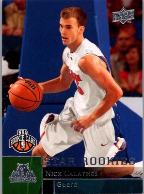 2009-10 Upper Deck #221 Nick Calathes Star Rookies - Image 1 of 2