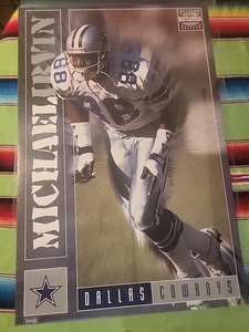 POSTER 23x35 vintage originale MICHAEL IRVIN Dallas Cowboys 1995 NFL Costacos - Foto 1 di 1