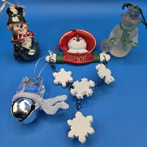 VTG Christmas Ornament Snowman LOT - Picture 1 of 5