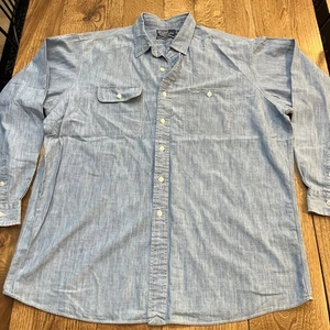 Polo By Ralph Lauren Dungaree Workshirt Men's Long Sleeve Button-Up, Size XL - Bild 1 von 9