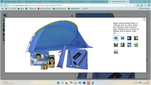 Mars 2/3 person anti uv qualityTent for Beach, Park, Garden, Picnic Sports Event - Picture 1 of 1