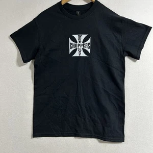 West Coast Choppers T-Shirt Herren S Schwarz Grafik Tee Gildan Tag Kurzarm - Bild 1 von 7