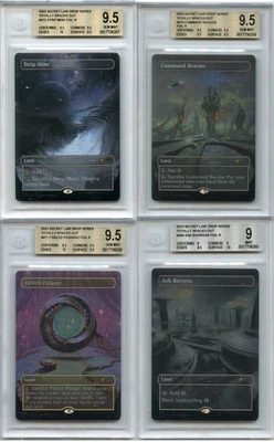 MTG Totally Spaced Out MINT & GEM MINT Graded Galaxy Foil Collection Secret Lair - Image 1 of 4