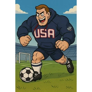 Felpa con cappuccio USA Fanatics NHL Nations blu navy pullover da uomo taglia 3XL - Foto 1 di 6