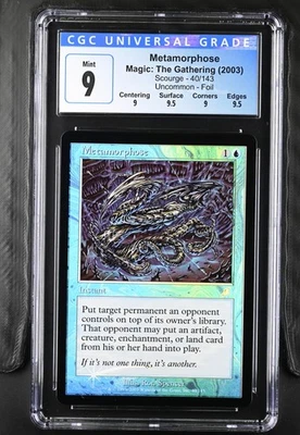 METAMORPHOSE Scourge Foil CGC 9 Q++ MTG [Nostalgium] - Image 1 of 2