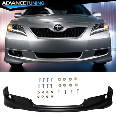 For 07-09 Toyota Camry OE Factory SE Style Front Bumper Lip Spoiler PU Unpainted - Изображение 1 из 4