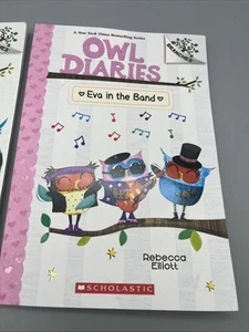 OWL DIARIES Books, Get Well Eva, Eva In the Band by Rebecca Elliott Scholastic - Imagen 1 de 7