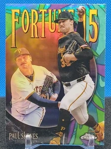 Paul Skenes 2025 Topps Chrome Fortune 15 #F15-8 Pittsburgh Pirates Cy Young  - Picture 1 of 8