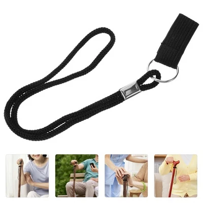  Correa de muñeca de caña 4 piezas cordón de bastón anti pérdida cordón anti pérdida bastón reutilizable Foto 1 de 4