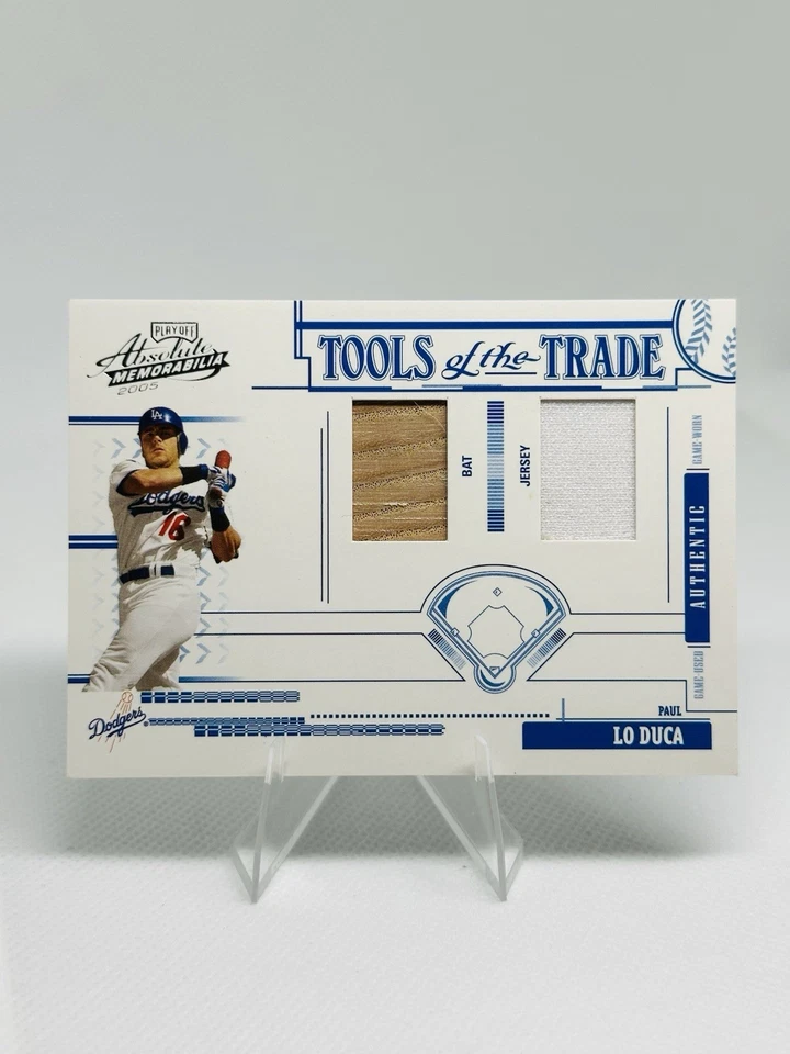2005 Playoff Absolute Memorabilia Tools of the Trade /50 Paul Lo Duca #TT-22 - Image 1 of 2