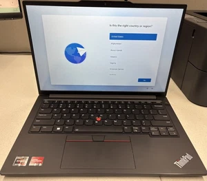 Lenovo ThinkPad E14 Gen 5 Ryzen 7 7730U @ 2.00GHz, 16GB Ram, 256GB NVMe, Win. 11 - Picture 1 of 6