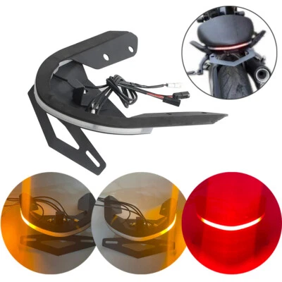 Kit eliminador de guardabarros trasero ordenado LED luz de giro de freno para Ducati Monster 1200/S Foto 1 de 4