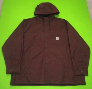 Carhartt Rain Defender Relaxed Fit Heavyweight Jacket w/Hood - Mens 4XL TJ5022-M - Picture 1 of 10