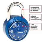 Master Lock 1530Dcm Locker Lock Combination Padlock, 1 Pack, Blue