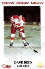 1986-87 Moncton Golden Flames #24 Dave Reid